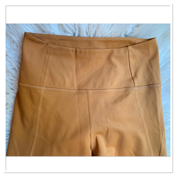 Girlfriend Collective High Waisted Leggings Tan Brown Color Size Small - Picture 2 of 7